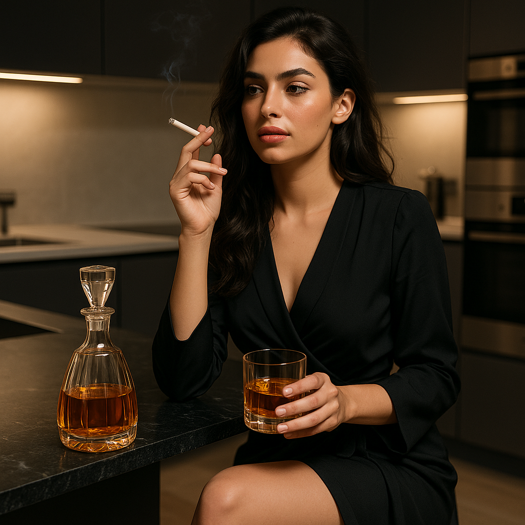 Carafe en cristal de Bohême - Éclat