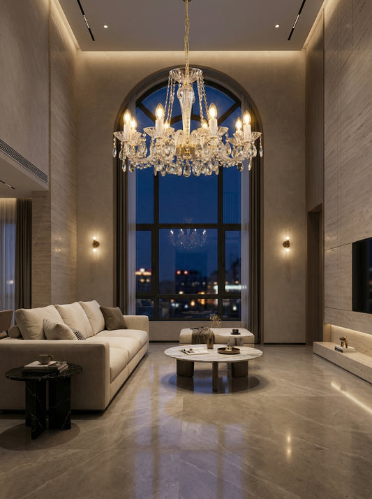 Lustre en Cristal - Série Limitée Queen Marie of Romania — 8 Bras