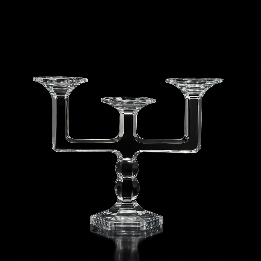 Petit Bougeoir en Cristal