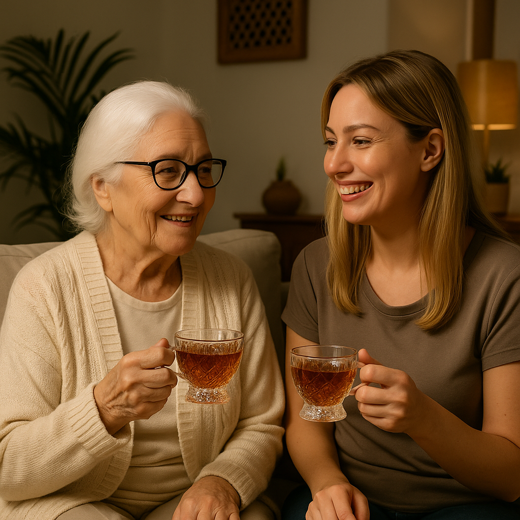 Service de Verres à thé en Cristal - Dyna