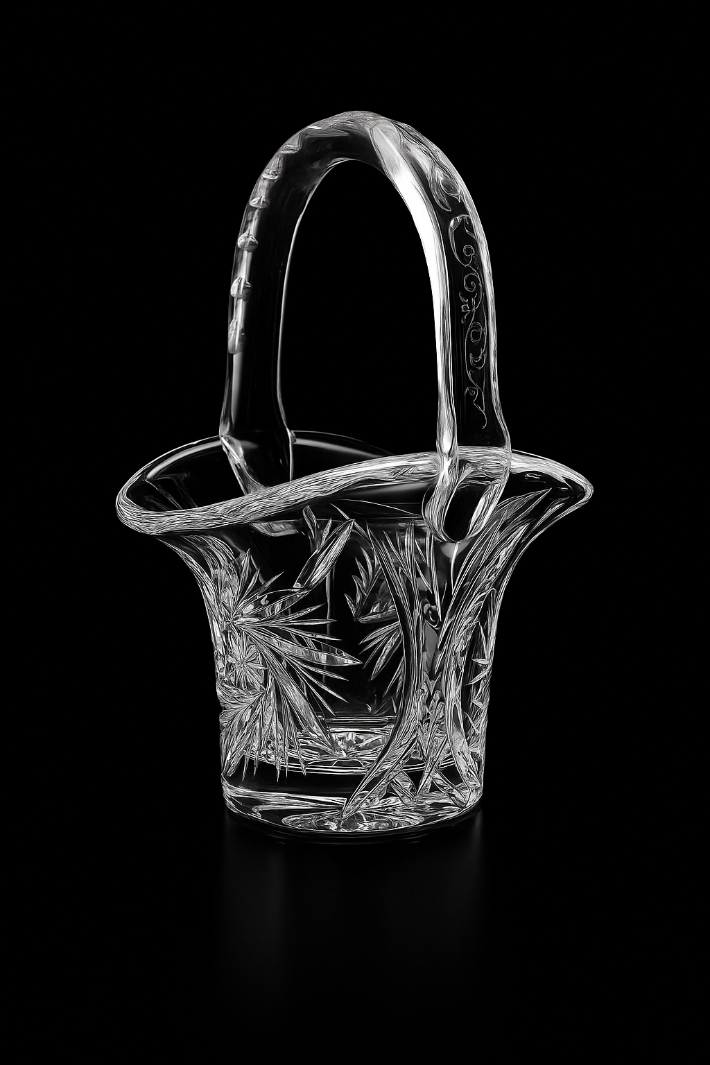 Miniature Panier en Cristal – Rundāle Panier de Cour