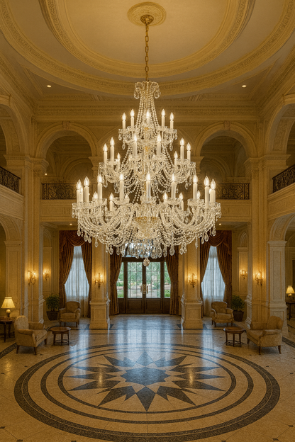 Lustre en cristal de Bohême « Couronne Bohémien »