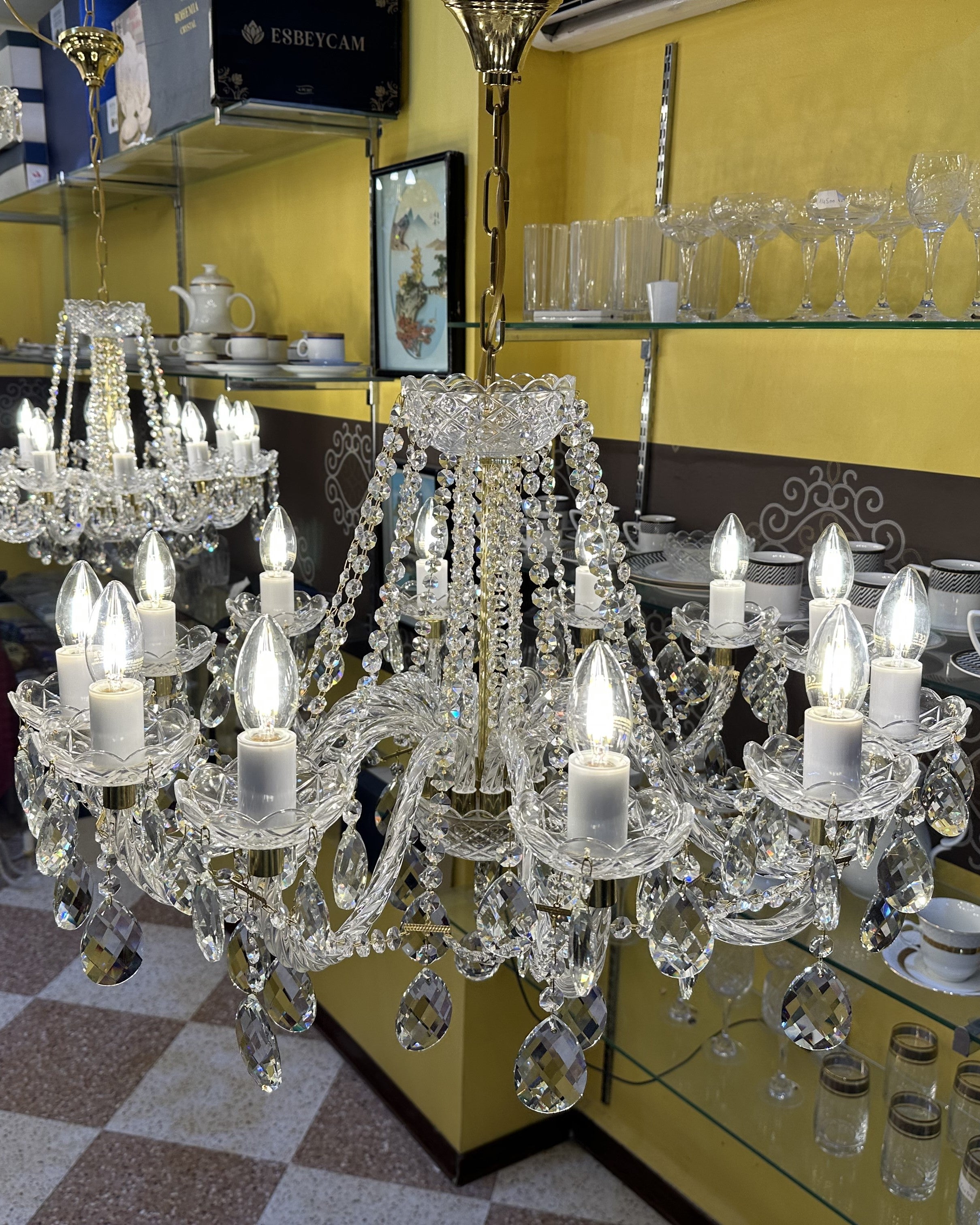 Lustres en Cristal Modèle Eva