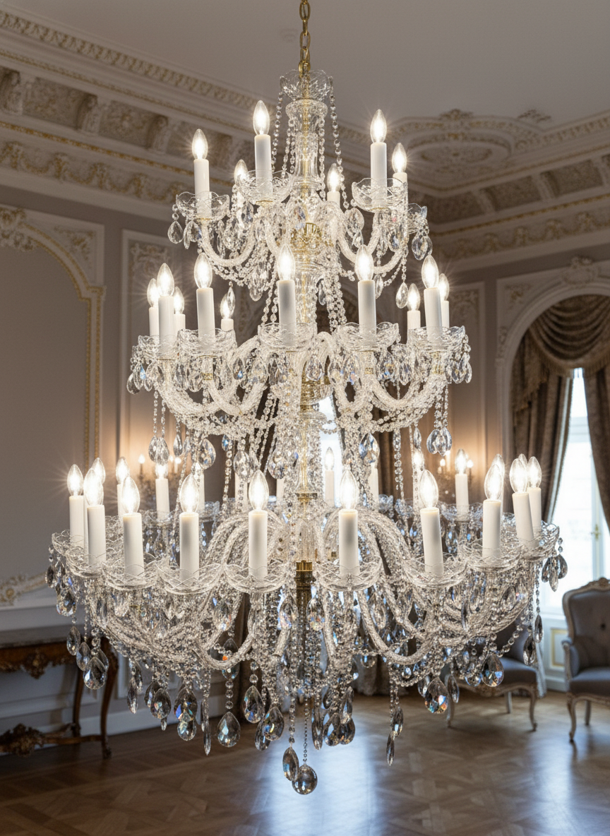 Lustre en cristal de Bohême « Couronne Bohémien »