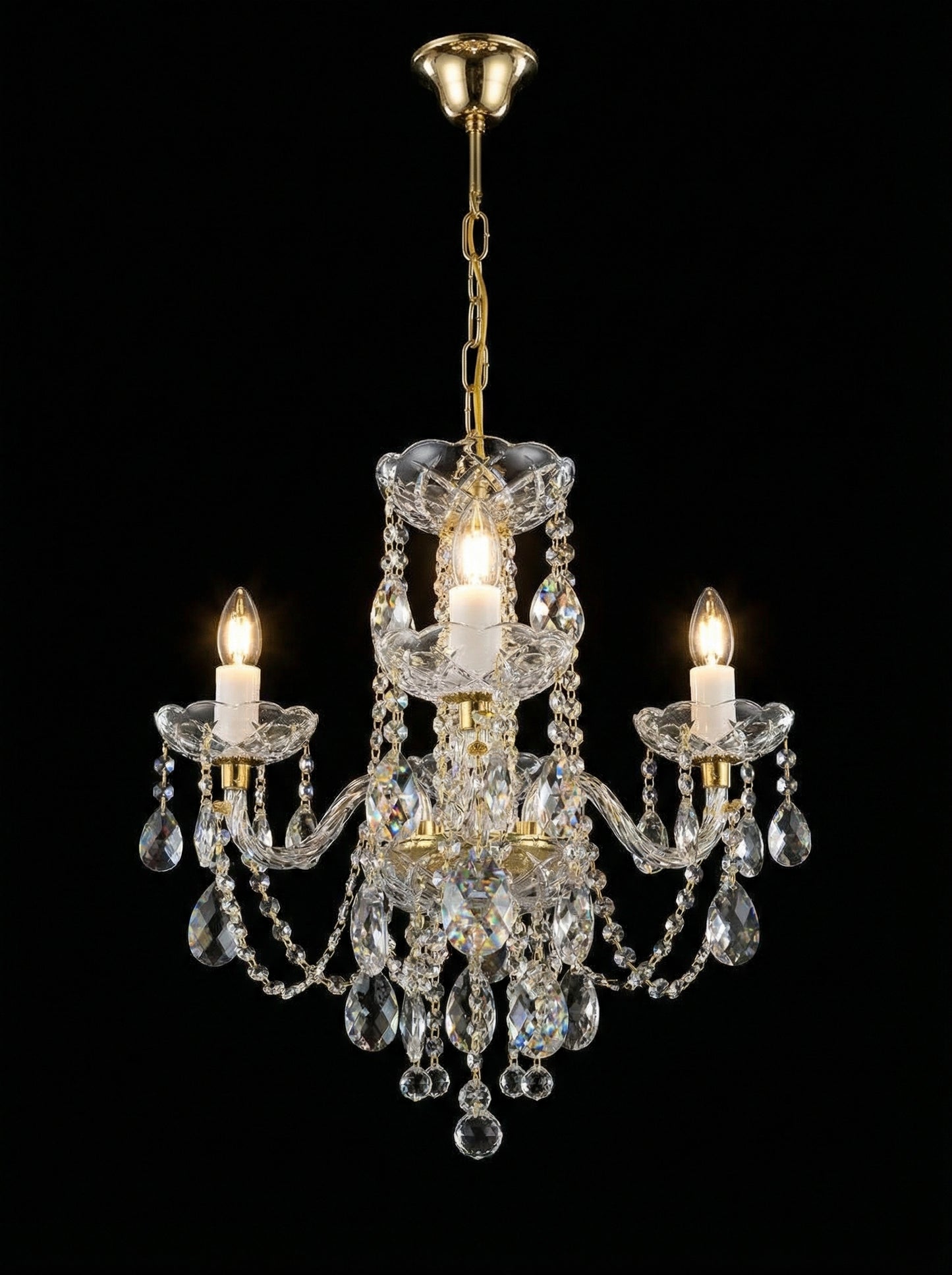 Lustre en Cristal - Série Limitée Queen Marie of Romania — 3 Bras