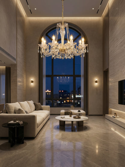 Lustre en Cristal - Série Limitée Queen Marie of Romania — 8 Bras