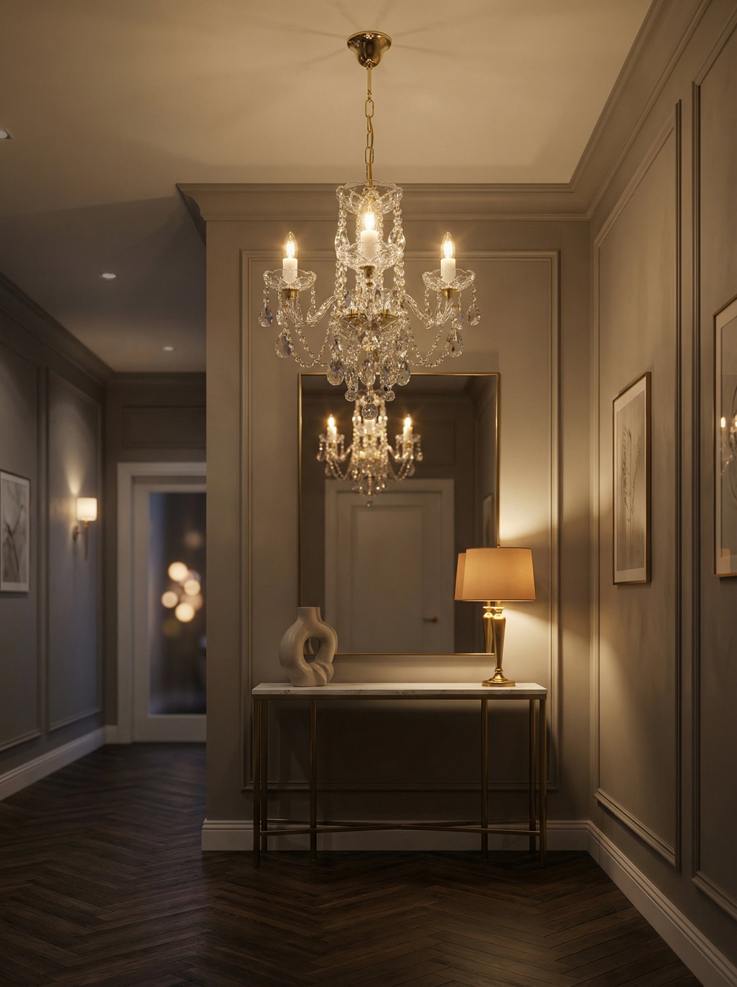 Lustre en Cristal - Série Limitée Queen Marie of Romania — 3 Bras