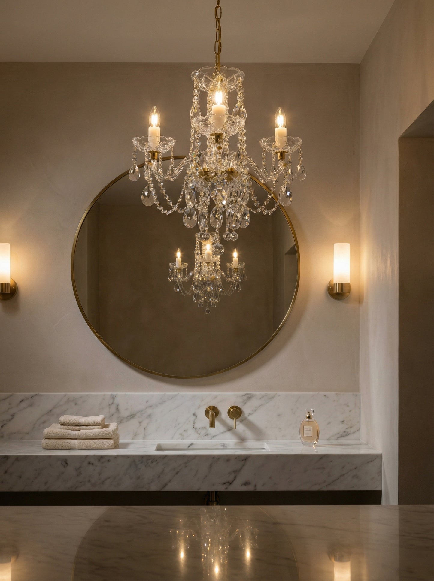 Lustre en Cristal - Série Limitée Queen Marie of Romania — 3 Bras