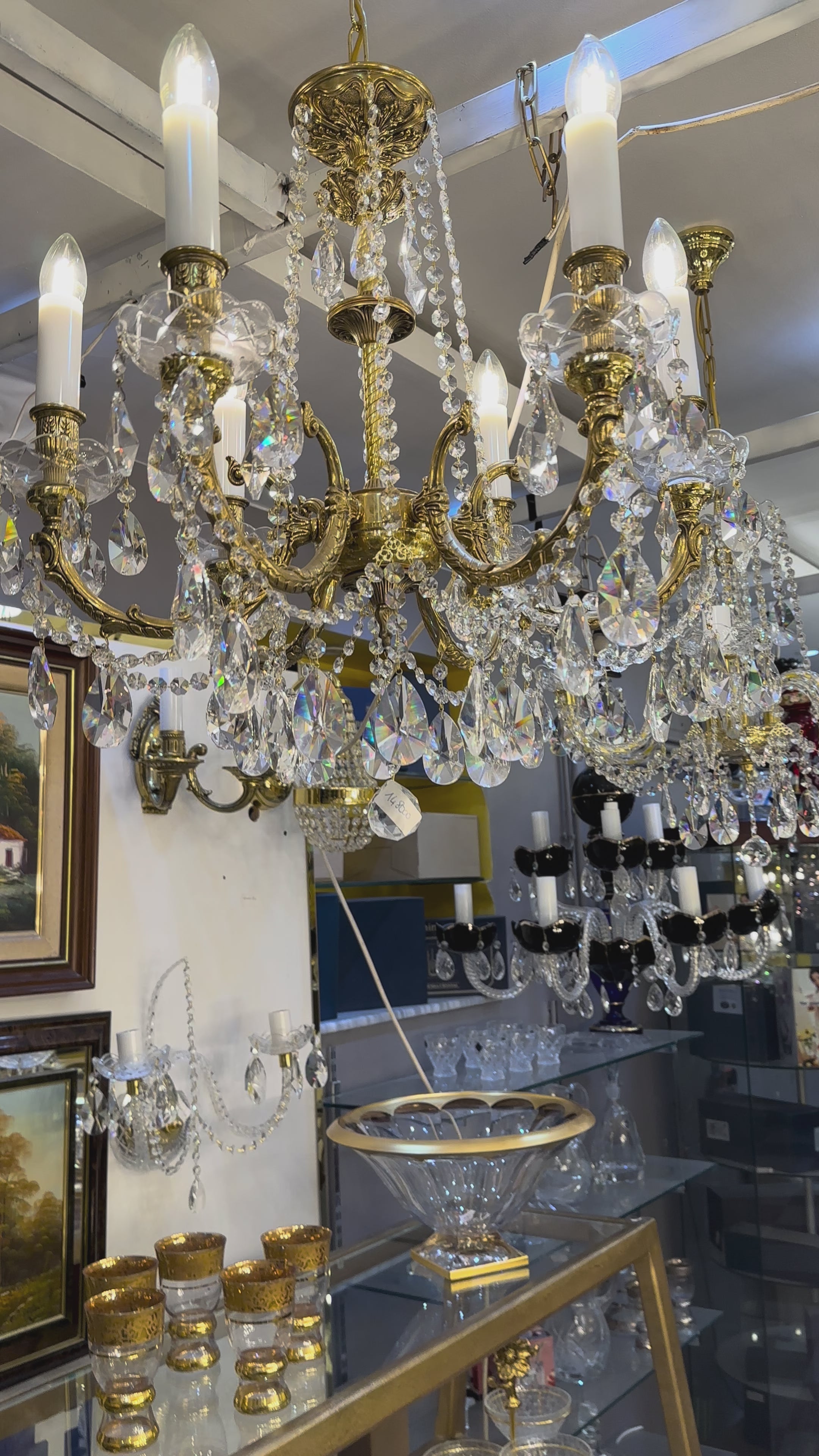 Lustre Collection Prousek Majesté - Œuvre d'art N 6